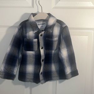 Toddlers flannel Shacket